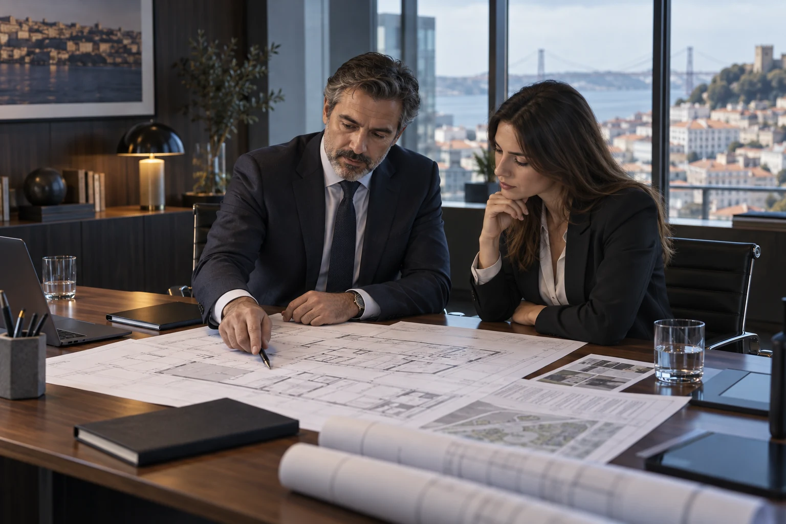 Consultor a elaborar um plano de segurança